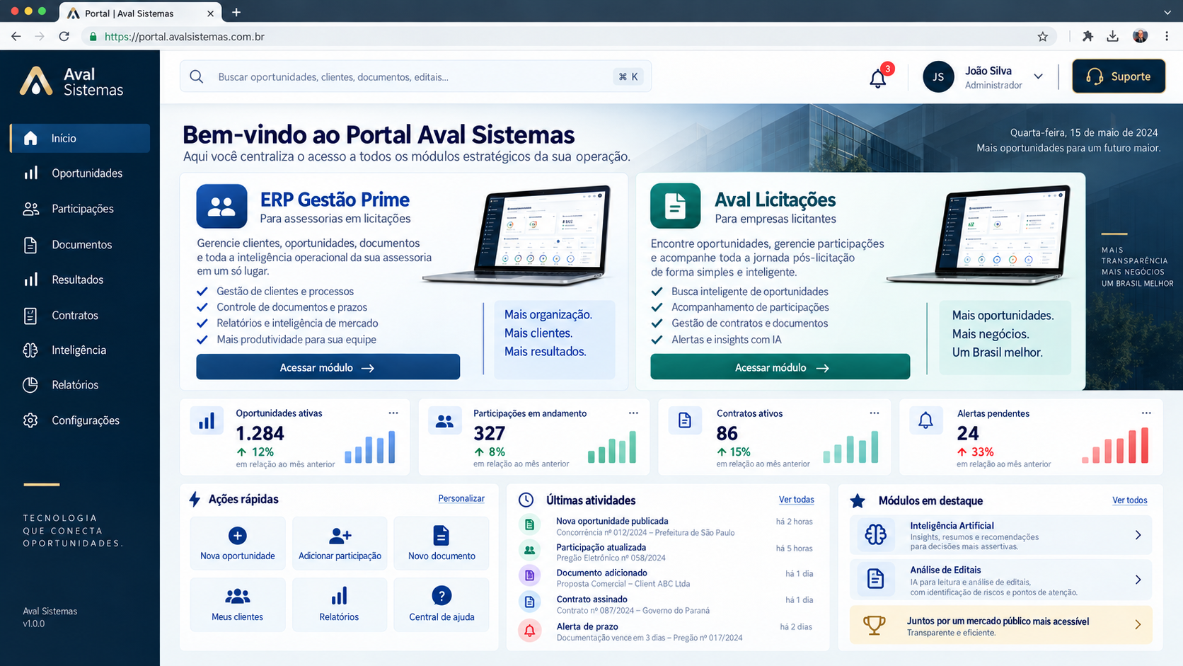 Portal Aval Sistemas